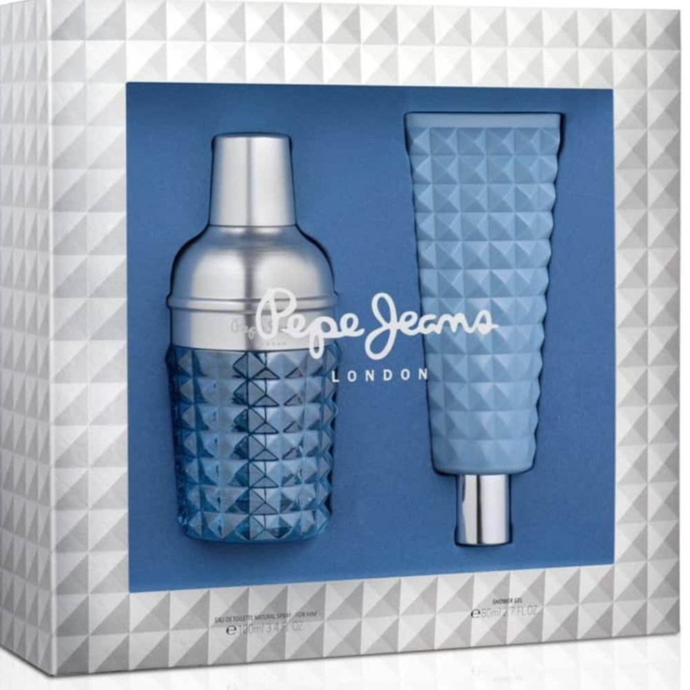 PEPE JEANS FOR HIM Eau De Toilette Spray 3.4oz/Shower Gel 2.7oz